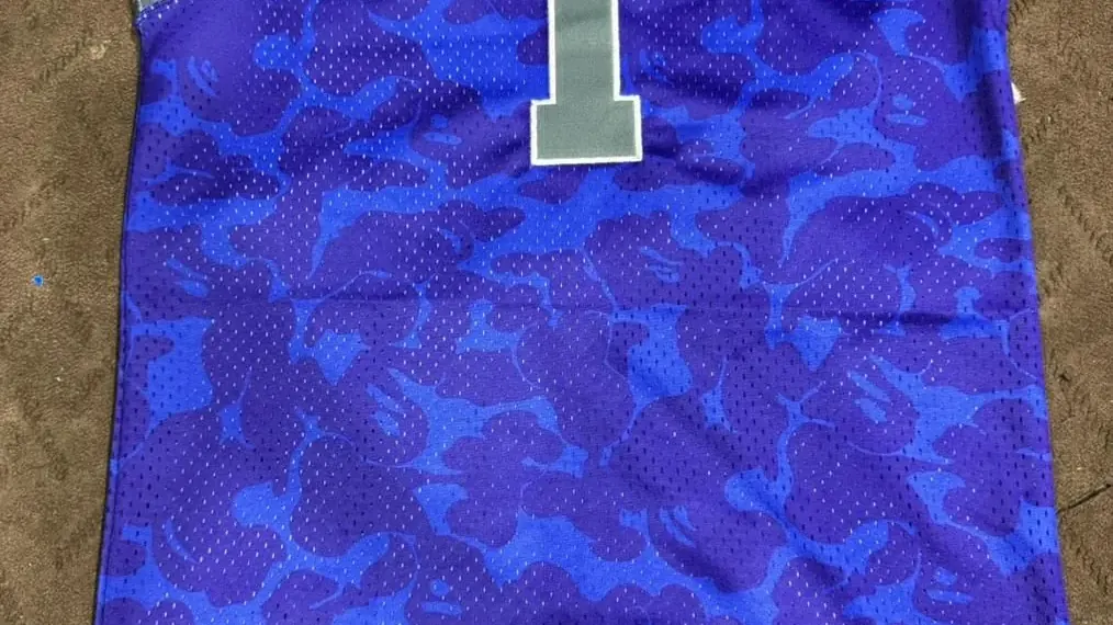 Finished custom jersey, the kind of product a cost quote covers