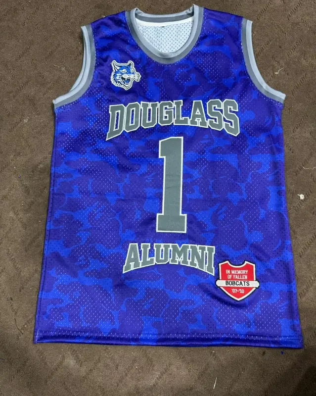 Custom alumni team jersey with sublimated graphics