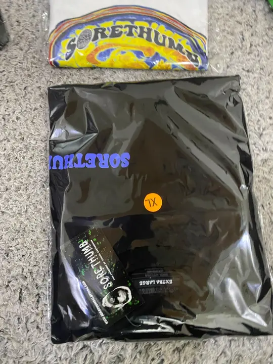 Custom graphic hoodie individually polybagged and retail-ready