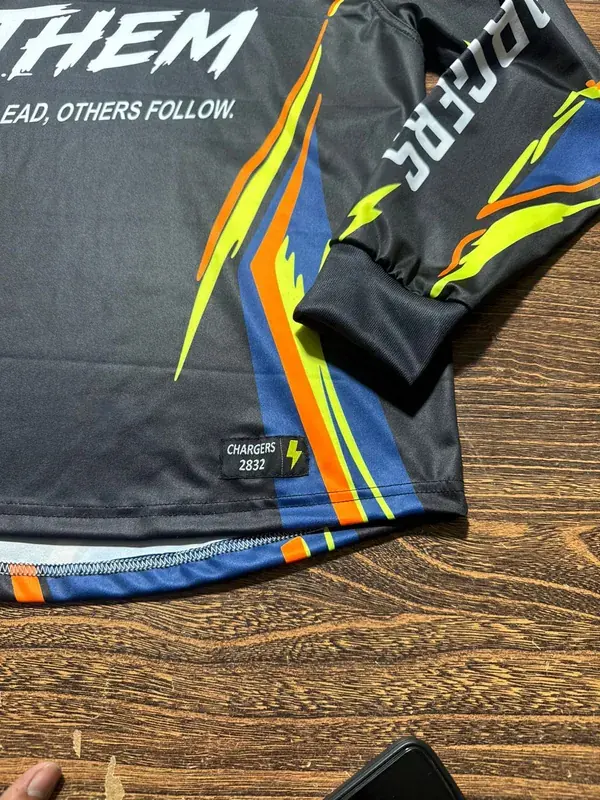 Custom sublimated team jersey, real finished production