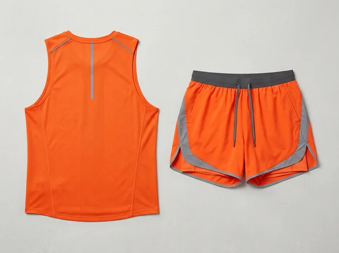 Custom lightweight running singlet and shorts